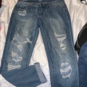 Curvy boyfriend jeans